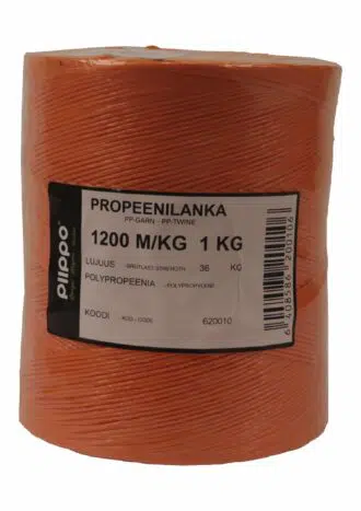 oranssi pakettinaru, edullinen yleislanka, 1 kg rulla - Piipposhop
