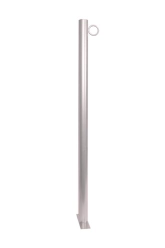 Harmaa Köysitolppa 950mm YHDELLÄ lenkillä Ø 36mm