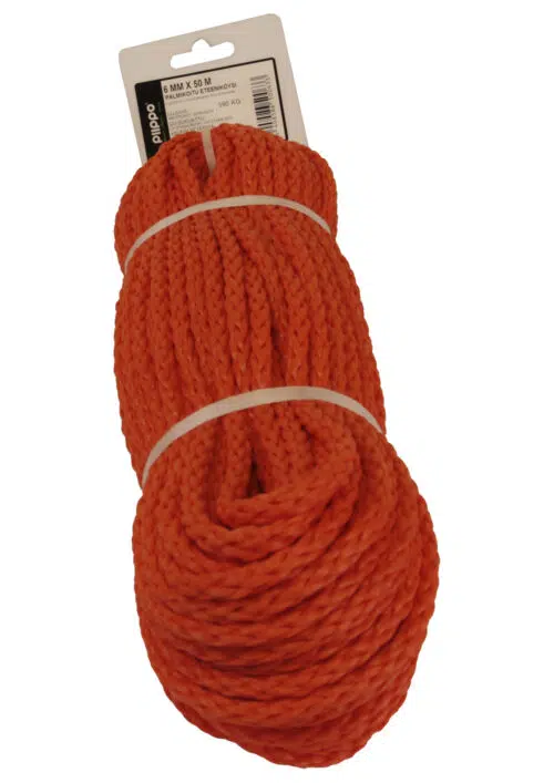 Braided polyethylene rope 6mm x 50m