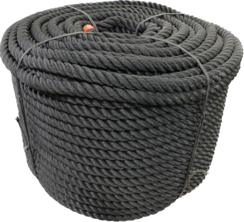Synthetic hemp black 36mm x 110m