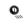 Rope wall holder  Ø 38 mm black