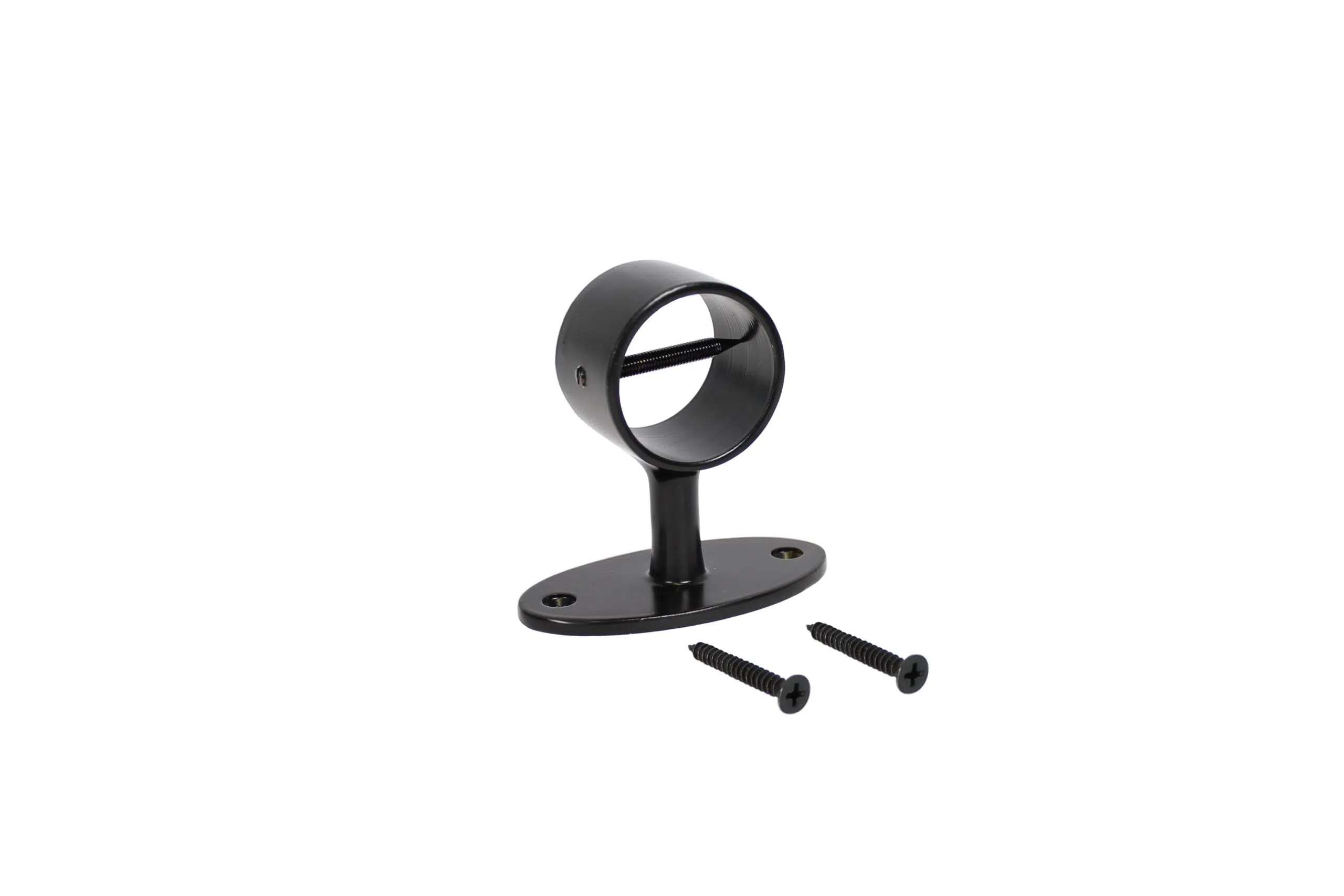 Kannatin Ø 38 mm pulverimaalattu musta