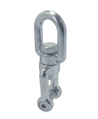 Swivel shackle eye-jaw with hexagon socket A4 8x88mm