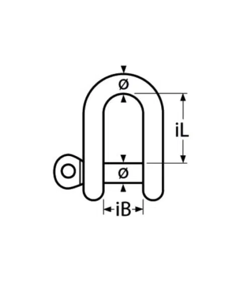 D-shackle A4 6mm - Image 2