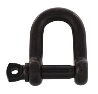 D-shackle A4 6mm, dull black