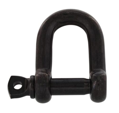 D-shackle A4 6mm, dull black