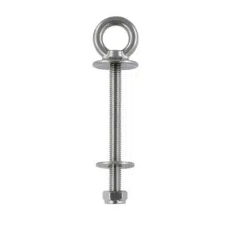 Silmukkapultti mutterilla ja prikalla (järeä+pitkä), M10