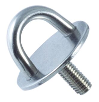 Round eye plate with thread