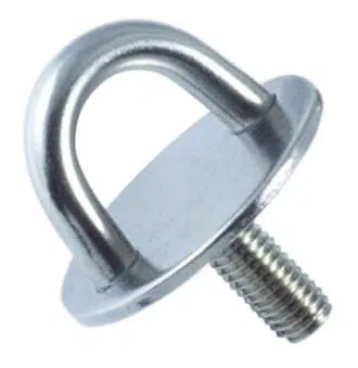 Pyöreä levy U-pultilla ja kierteellä