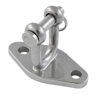 Groundplate D-shackle