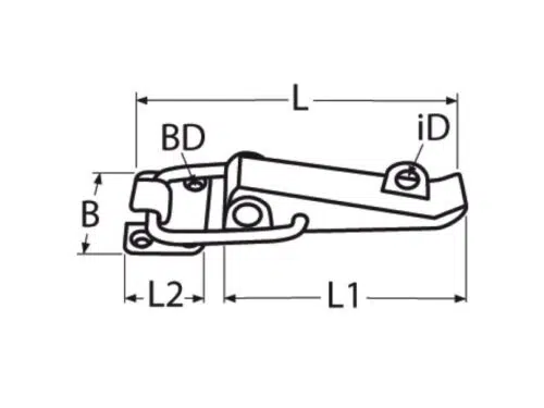 Tension lock, lockable - Image 2