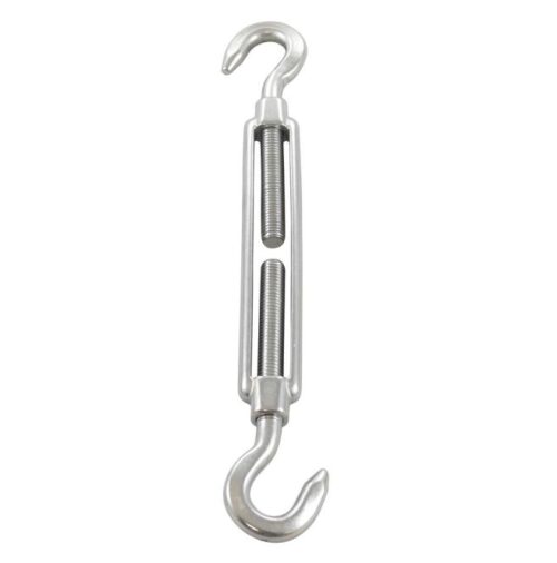 Turnbuckle A4 M6, hook-hook