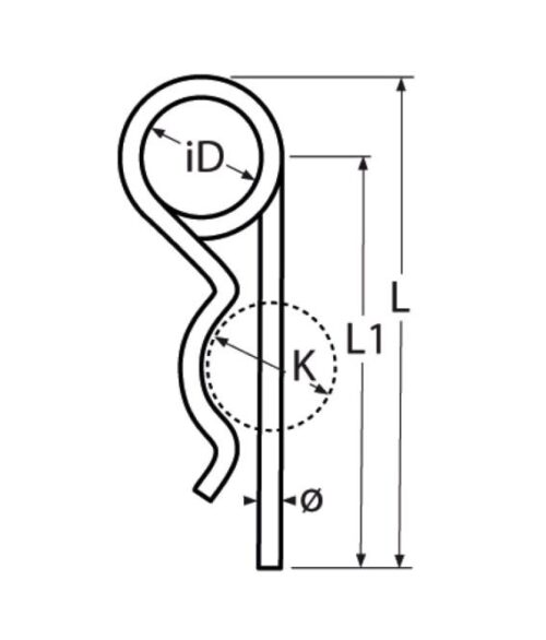 Kaksoisjousisokka, 2,8mm, 2kpl DIN 11024 - Image 2