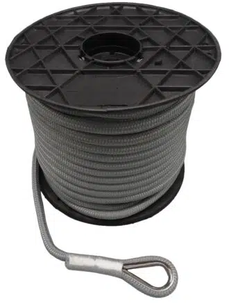 Ankkuriköysi koussilla 14mm x 55m (HARMAA)